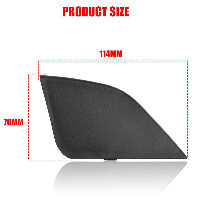 2X Black Front Left Right Bumper Tow Hook Eye Cover Cap For 2016-18 for Toyota RAV4