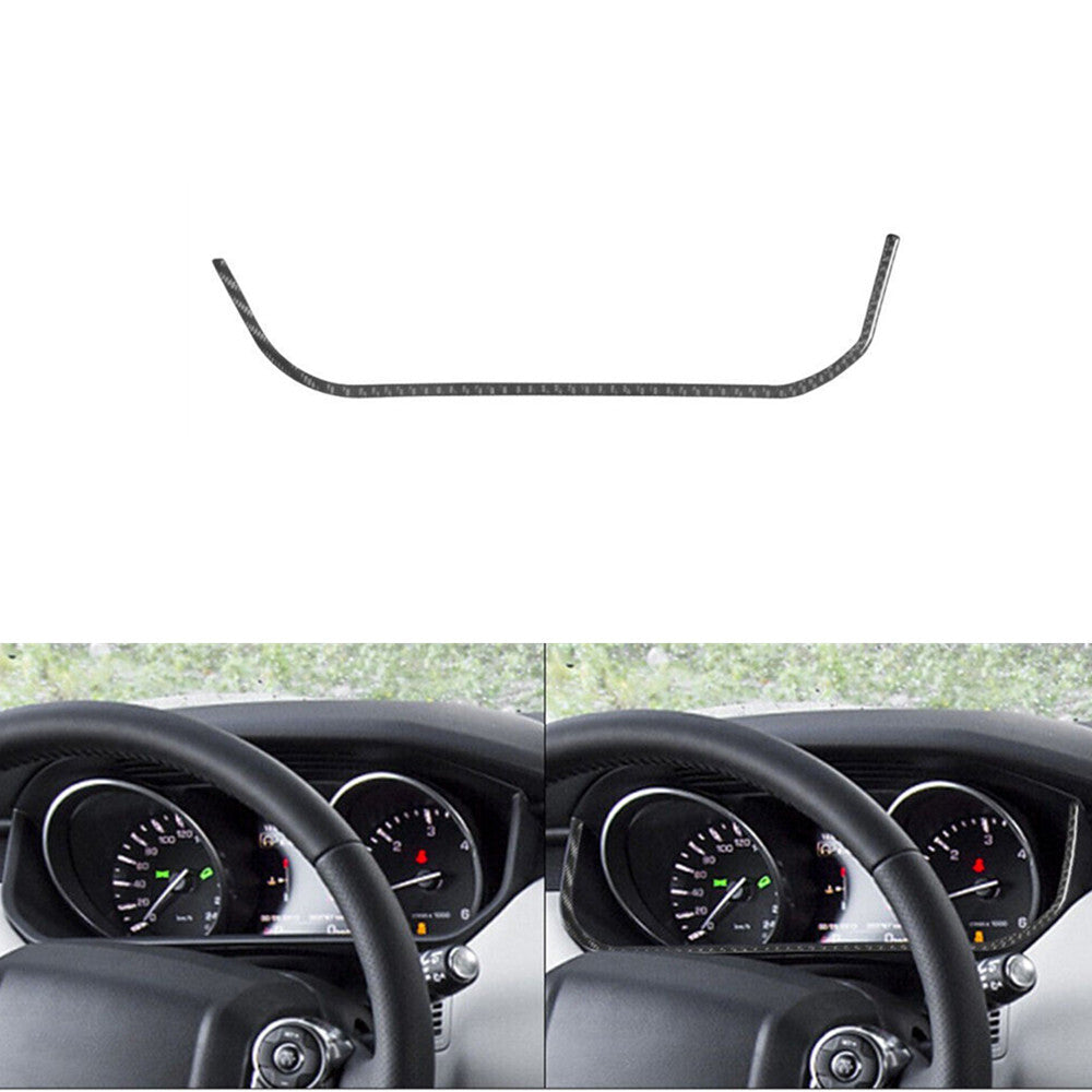Carbon Fiber Speedometer Decal Cover Trim For Land for Range Rover Sport 2014-2017
