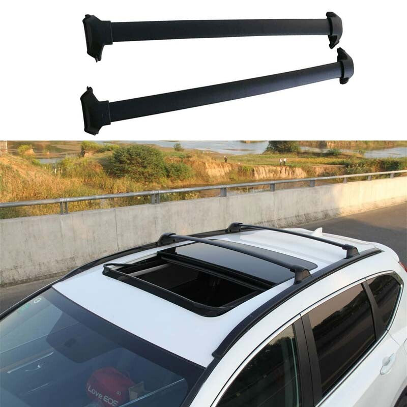 Roof Rail Rack Cross Bar Crossbar Fit for Honda CRV CR-V 2Pcs 2017-2022 Aluminum