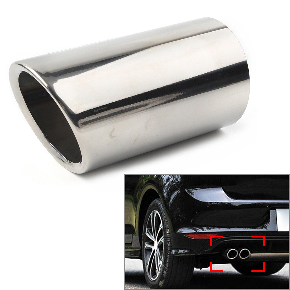 Car Stainless Steel Rear Exhaust Pipe Tail Muffler Tip for VW for Golf MK7 2013-2021