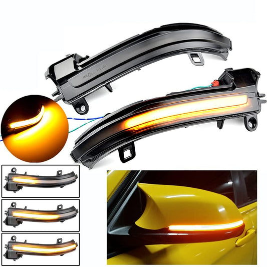 Smoked Turn Signal Lamp LED Side Mirror Light for BMW 4 3 2 1 Series F20 F30 F35