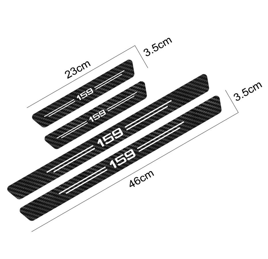 Metal stickers, badges, and logos for Audi Q5 side fenders, chrome black, 2-piece set.