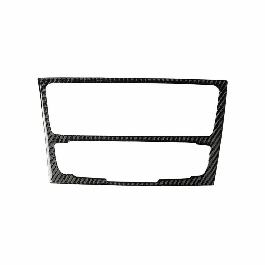 Carbon Fiber Console CD Panel Trim Cover Fit for Audi for A4 B8 for A5 Q5 B7 2009-2016