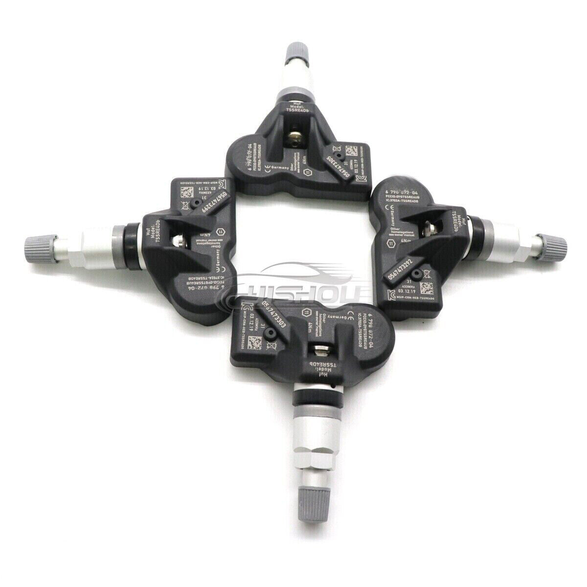 New 4PCS 36106798872 Tire pressure TPMS Sensor for BMW 5 6 7 for MINI series X1 X3