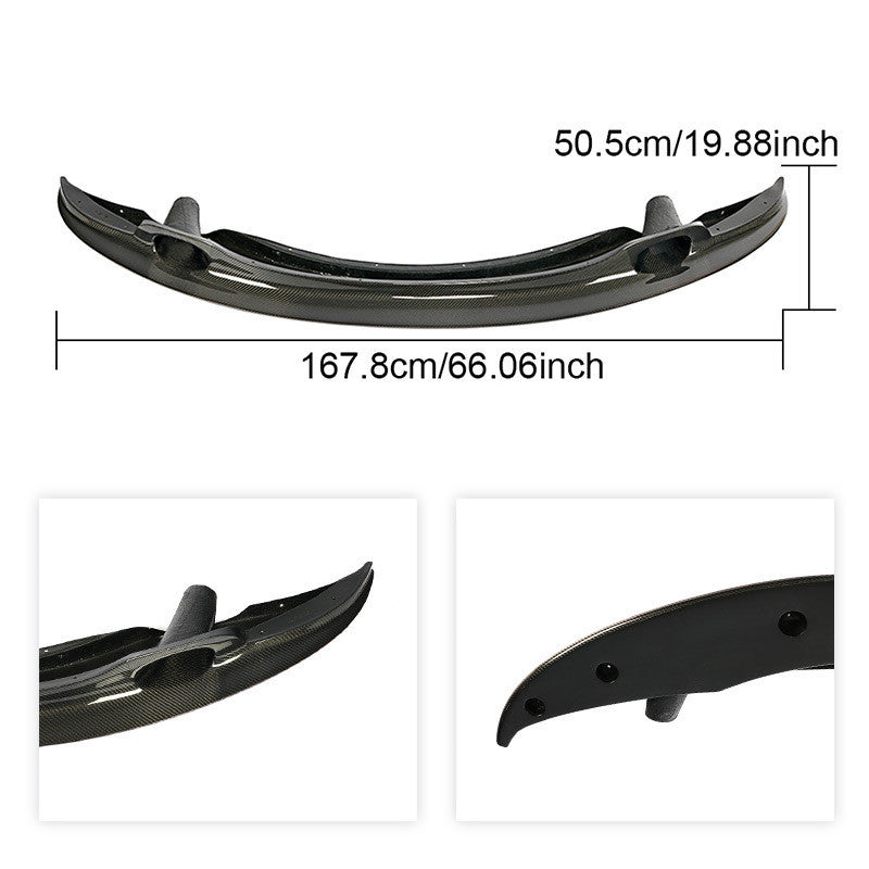 Carbon Fiber Front Bumper Lip Splitter For 2008-13 for BMW E92 E93 E90 M3 GT4 Style