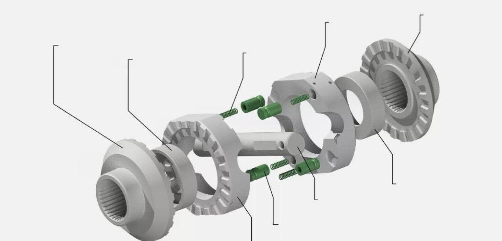 Spartan Locker for Chrysler 8.25, 29 Spline, with Heavy-Duty Cross Pin Shaft