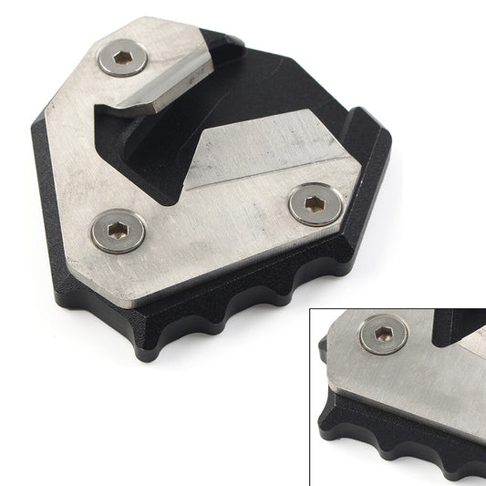 Kickstand Side Stand Enlarger Foot Support Plate Black Fit for BMW S1000XR 2014-2018