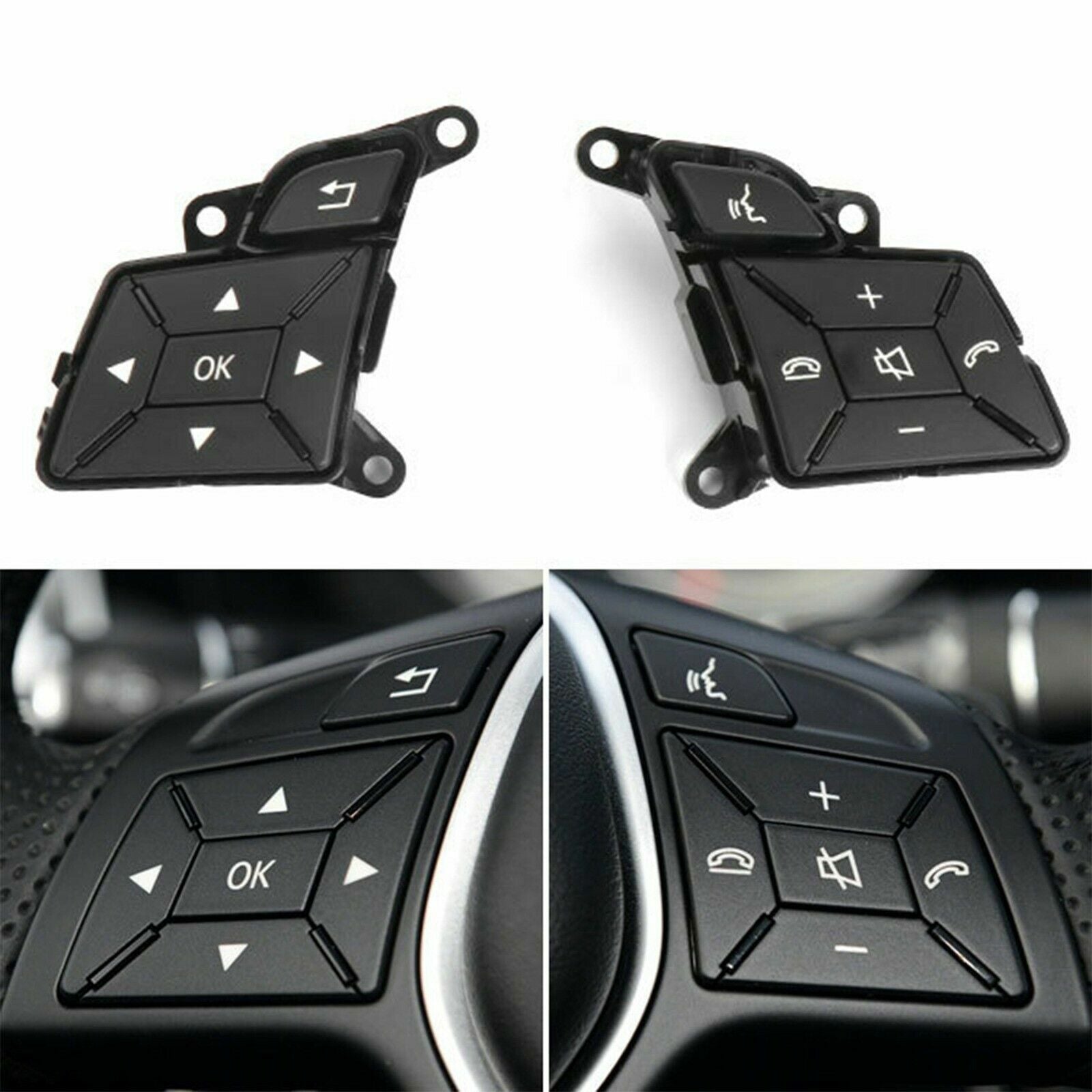 Set Steering Wheel Control Menu Switch Button fit for Benz W204 X204 W212 NEW
