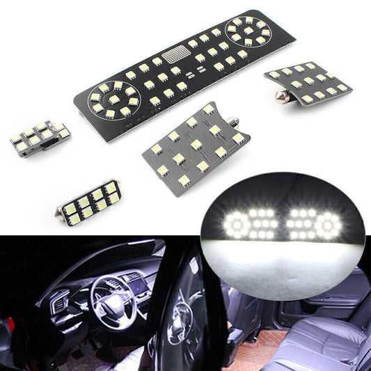 White LED Interior Lights Package Fit 2009-up for Volkswagen for Tiguan Without skylight