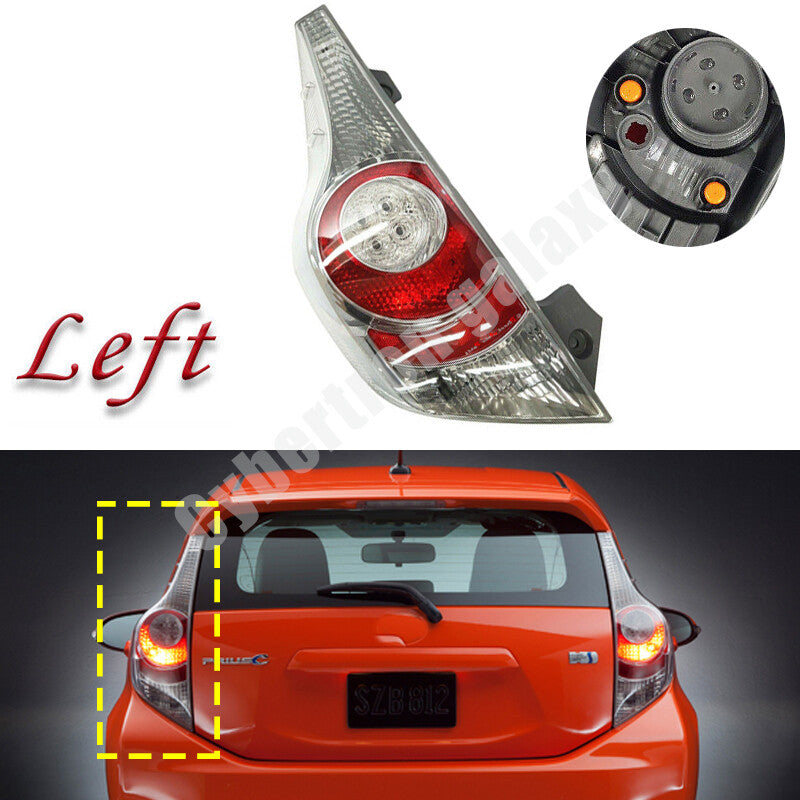 NEW TAIL LIGHT LAMP ( ) for TOYOTA PRIUS-C NHP10 5DR 2011 - 2015 LEFT LH