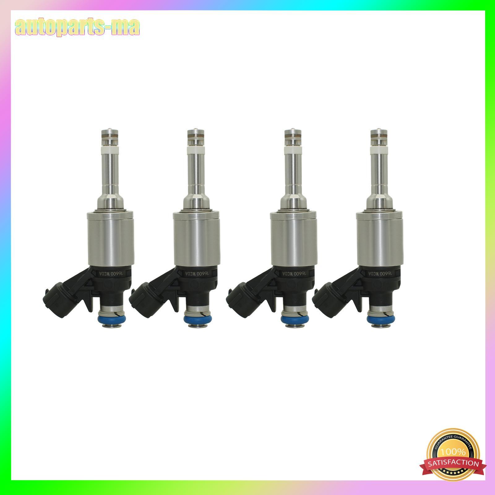 4x Fuel Injectors For 2011-2017 for Nissan Juke 1.6L L4 16600-1KC0B 16600-1KC0A