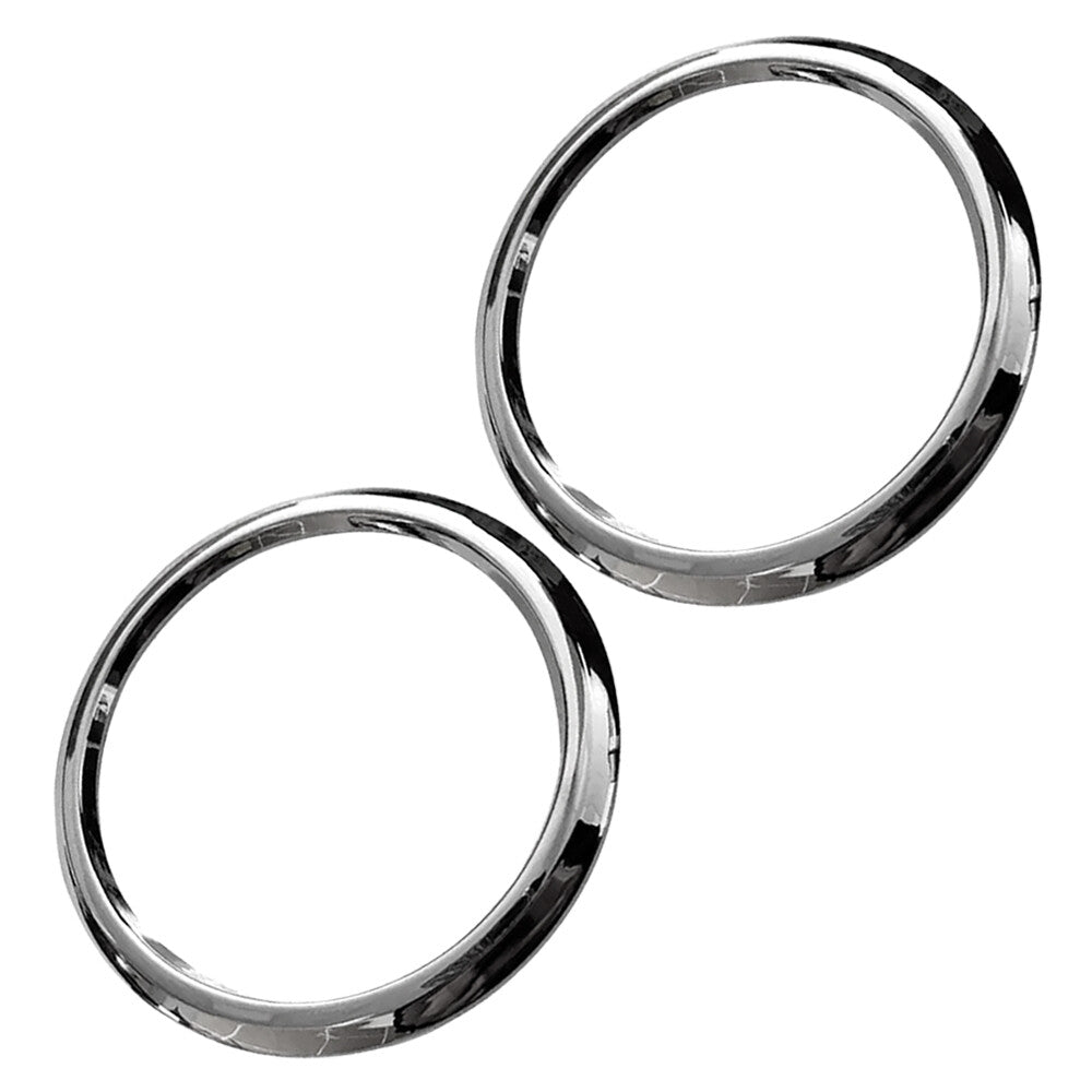 2Pcs Front Fog Light Lamp Ring Chrome Frame For Levante 2018 2019 2020