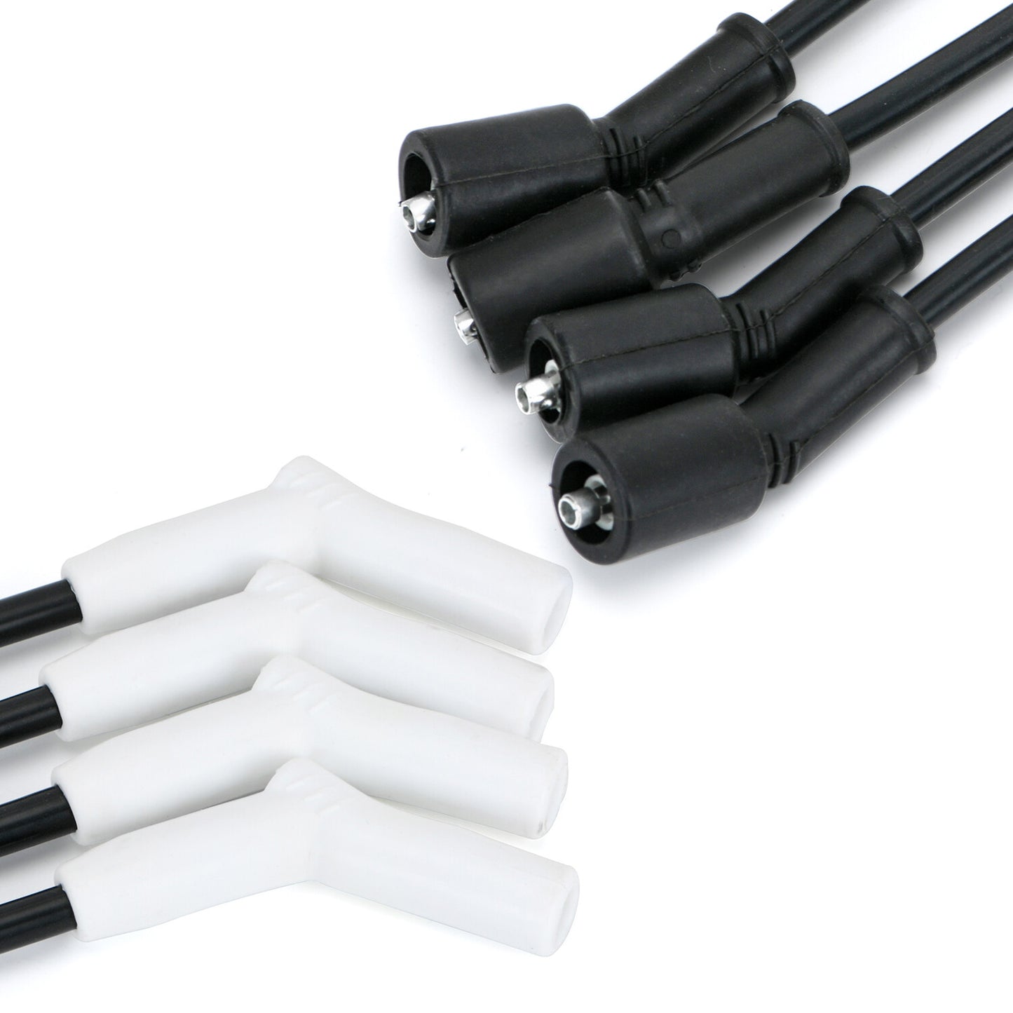 Black Ceramic LS Spark Plug Wire Set 45 for Corvette Camaro for GMC for Sierra Silverado