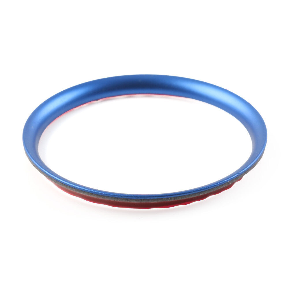 for VW for Passat B8 2016-2019 Interior Central Console Clock Frame Ring Trim Blue