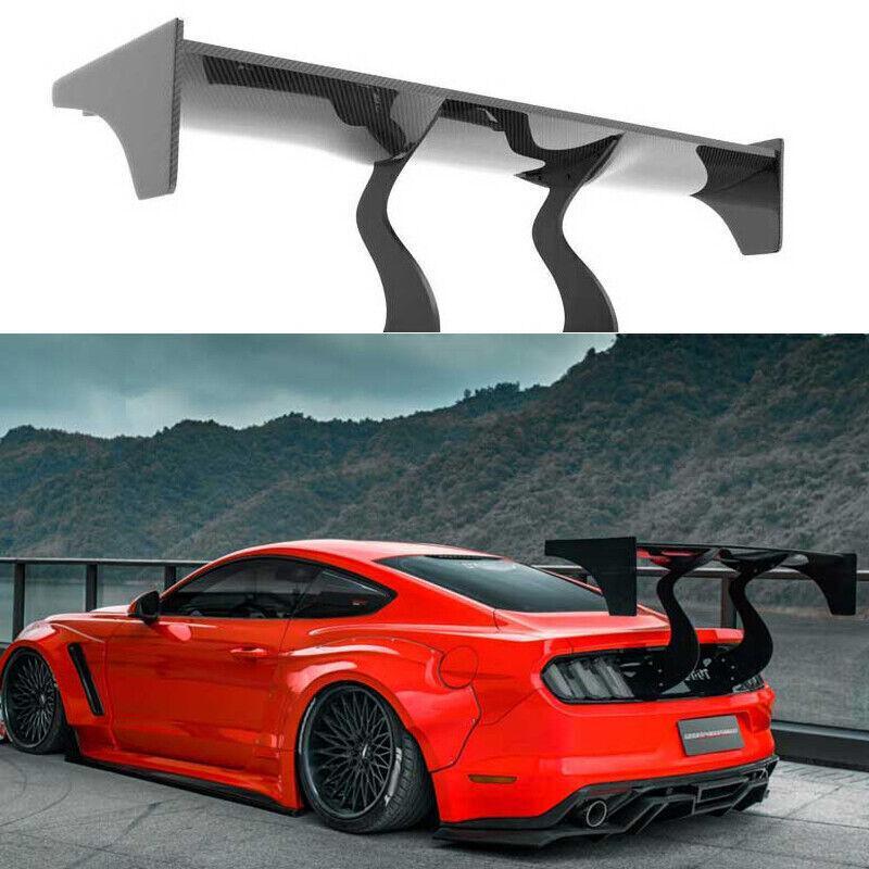 Suitable for 2015 for Ford for Mustang - 22 ROBOT Carbon Fiber Rear Trunk Boiler Wing Flaps