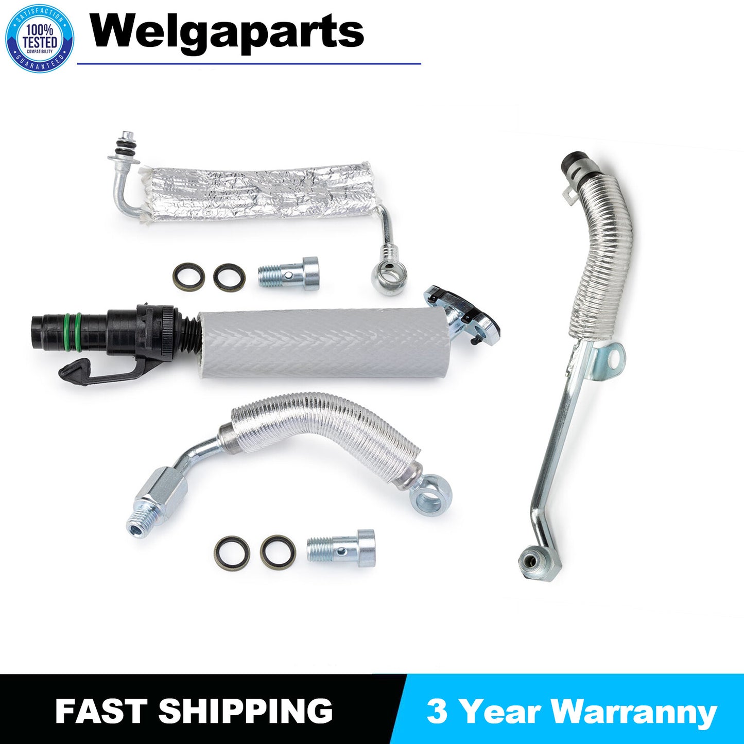New Turbo Oil Return Oil Feed Pipe Tube Kit for Chevy for Cruze Sonic Trax 55587854