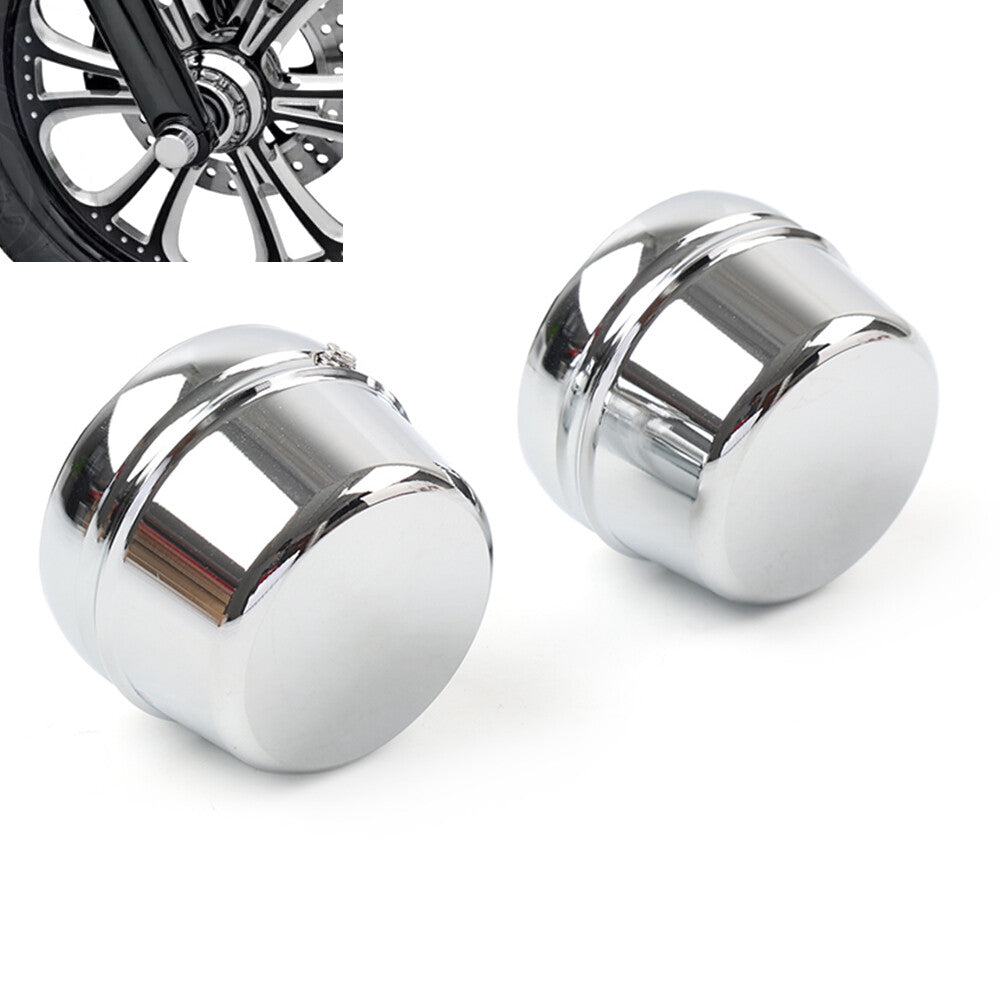 Fit for Harley Touring Road Street Glide Softail Sportster Front Axle Nut Cap Cover