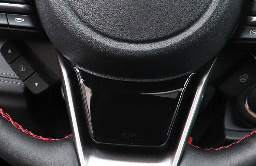 for Subaru Outback 2018-2019 Bright Black Steering Wheel U-Type Cover Trim 1PCS