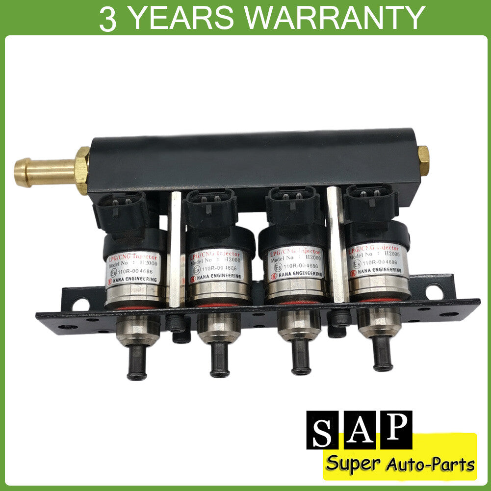 4PCS Gas LPG/CNG Fuel Injectors 110R-004686 For HANA H2001 for Honda for Civic 2003 1.4L
