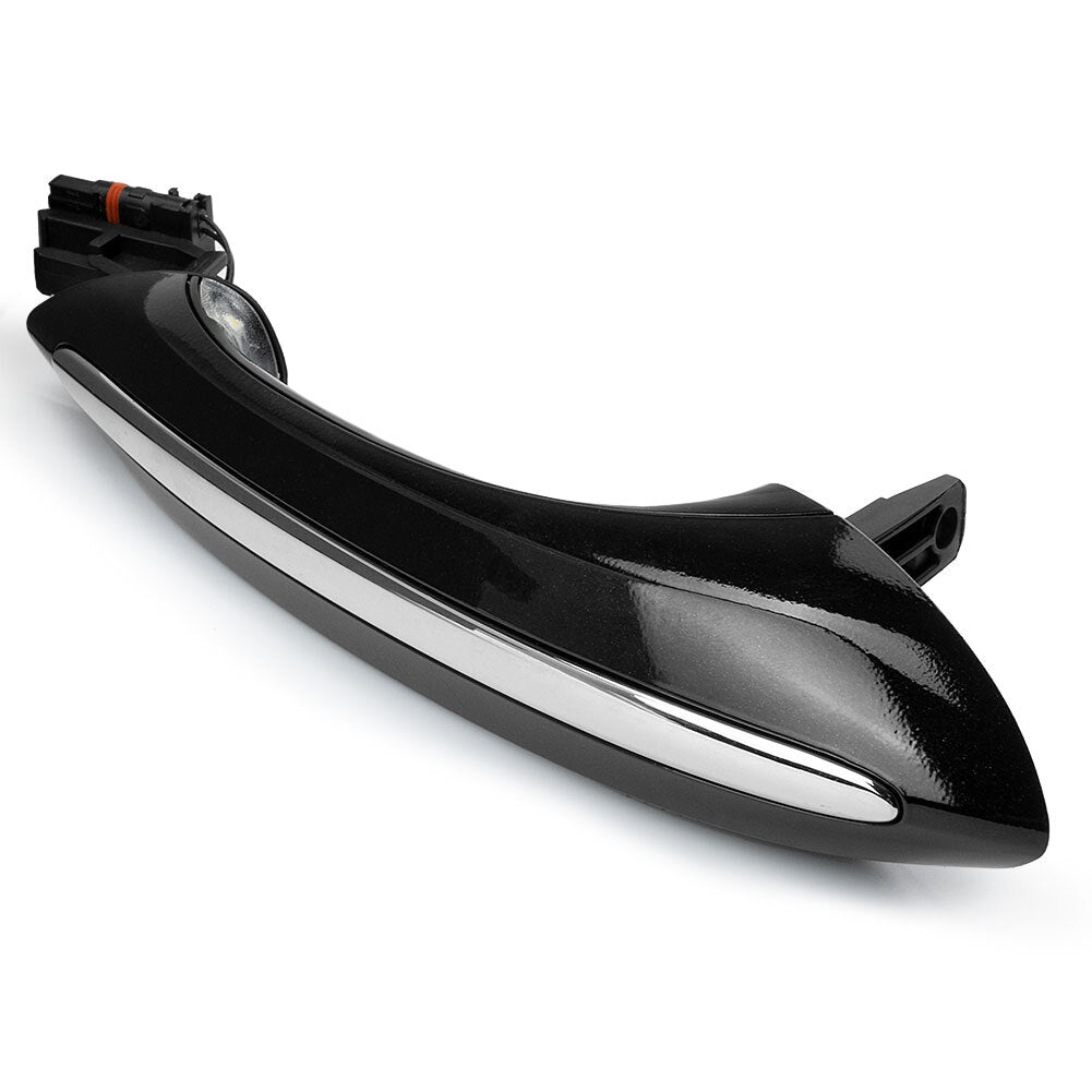 1PC Front Right 51217231932 Door Handle Black for BMW 5 6 7 Series F01 F07