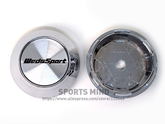 4x68mm Light Black Red Chrome Badge Wheel Center Hub Cap Edge Cap Decal Badge