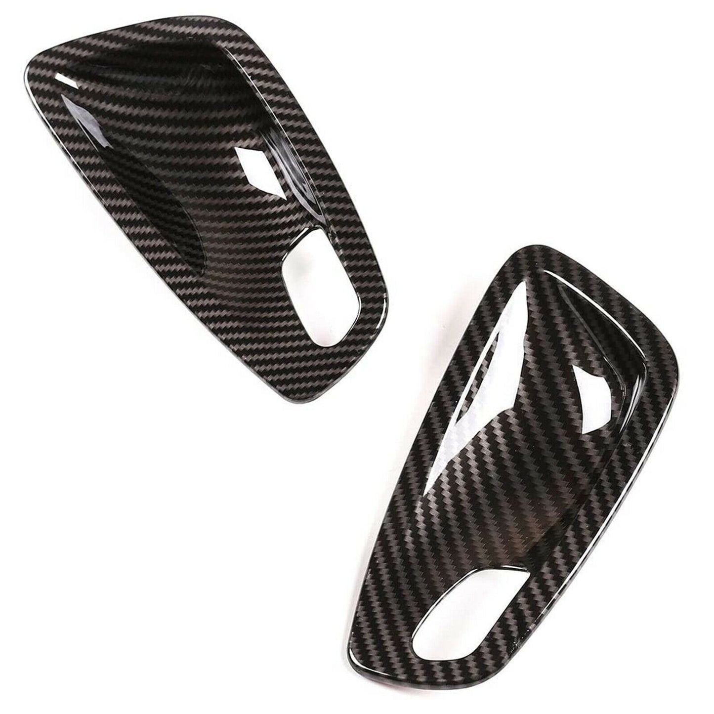 2pcs carbon fiber type door handle cover for BMW E81 E82 E87 E88 2007-2011