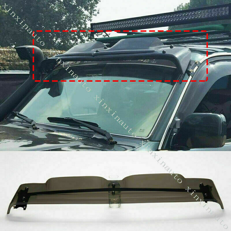 for Toyota for Land cruiser LC80 FJ80 translucent PVC front spoiler Sun visor 91-97