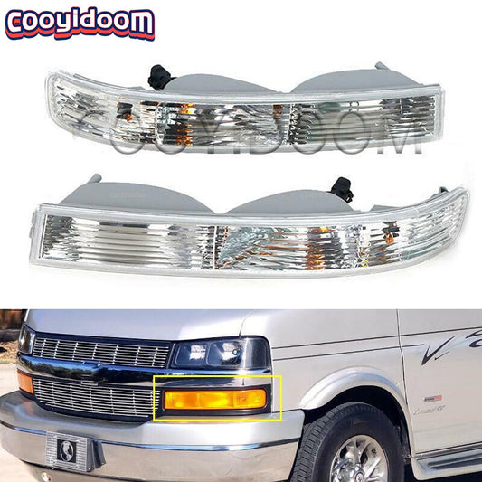 Front Parking Lights Turn Signal for Chevy for GMC Van 1500 2500 2003-2019 LHRH