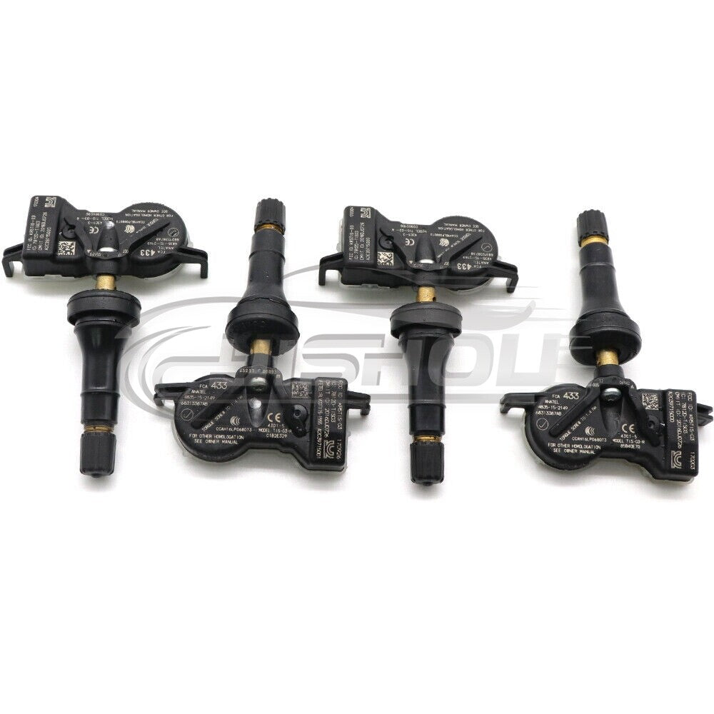 4PCS NEW for DODGE for JEEP TPMS TIRE PRESSURE SENSOR SENSORS 68252493AB 68105280AF