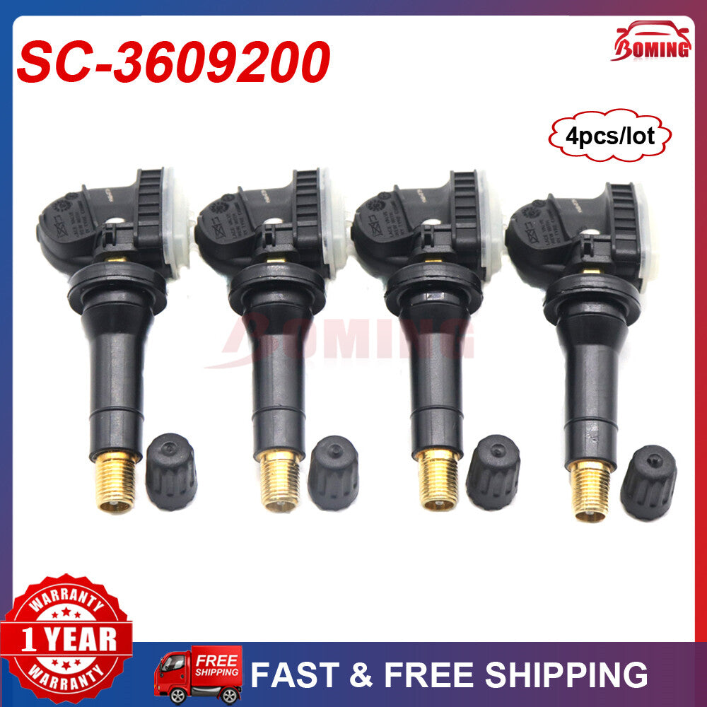 SC-3609200 4x New TPMS Tire Pressure Sensor for BYD Tang DM Song Yuan EV e5 G5