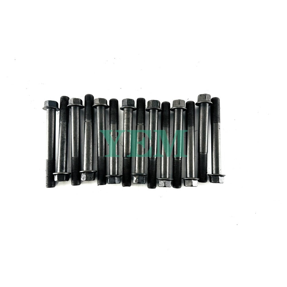 1 Set Engine Head Bolt 14pcs For Yanmar 3TNE72 Engine 3TNE72 Cylinder Head Bolt