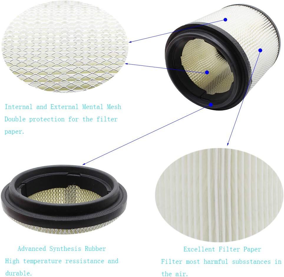 Air Filter 7080369 for Polaris Sportsman 400 400L 4X4 Big Boss 250 300 350L