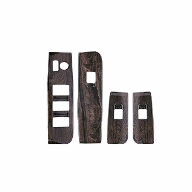 Wood Grain Window Lift Panel Switch Cover for Toyota Highlander 2020-2023