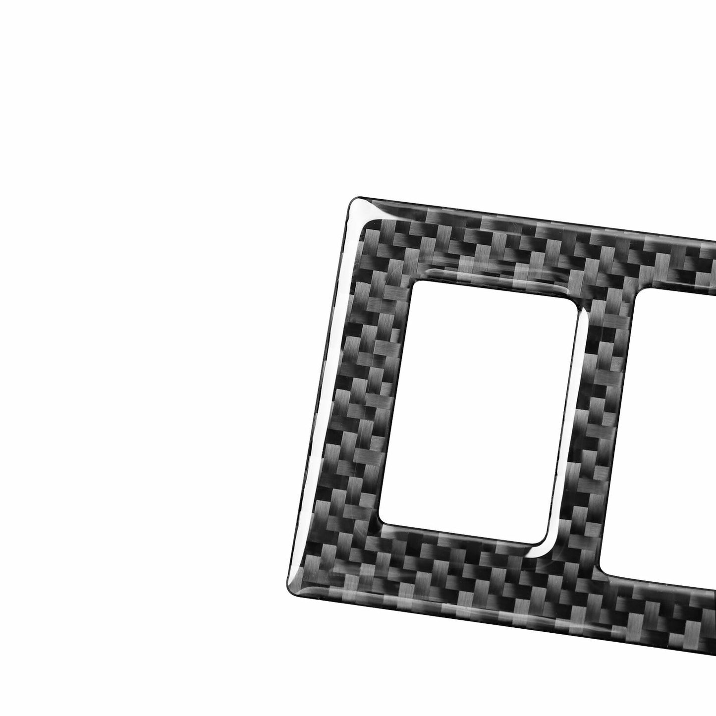 Carbon fiber headlight switch button decorative protective cover suitable for Toyota Tenderra 2014 - 18