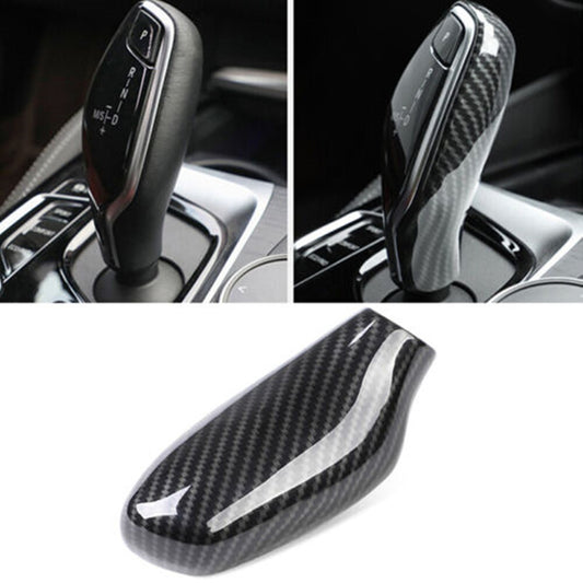 for BMW 5 6 7 Series X3 X4 G30 G31 G01 Carbon Fiber Optics Shift Button Cover