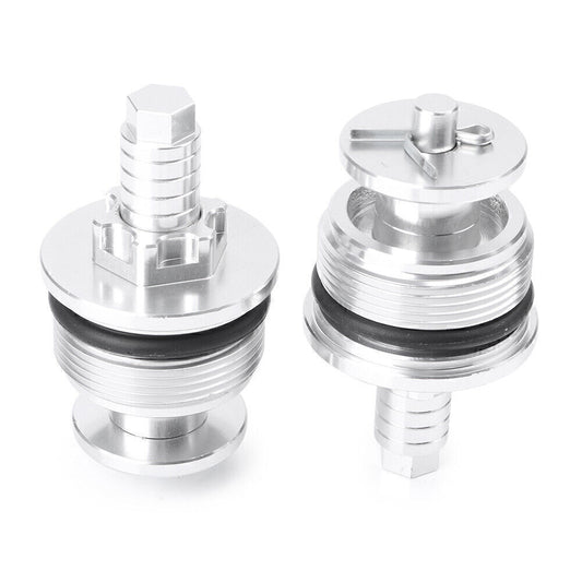 Front Preload Adjusters Fork Bolts Fit for Honda CBR250R Silver