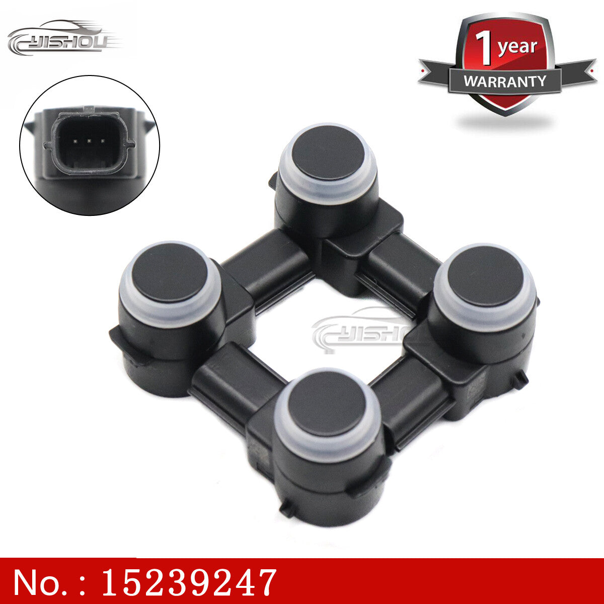 4 Reverse Backup Parking Bumper Park Assist Sensors 15239247 for GimChevrolets