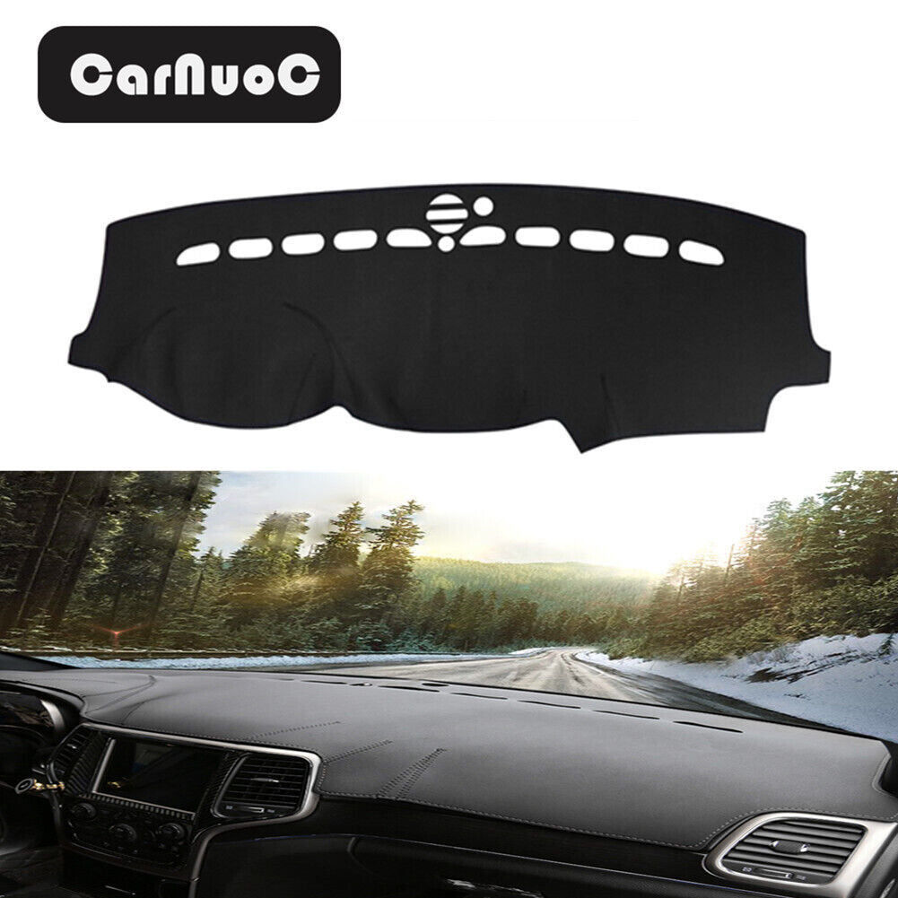 Dashboard Leather Dashmat Cover Auto Dash Mat for Jeep Grand Cherokee 2011-2017