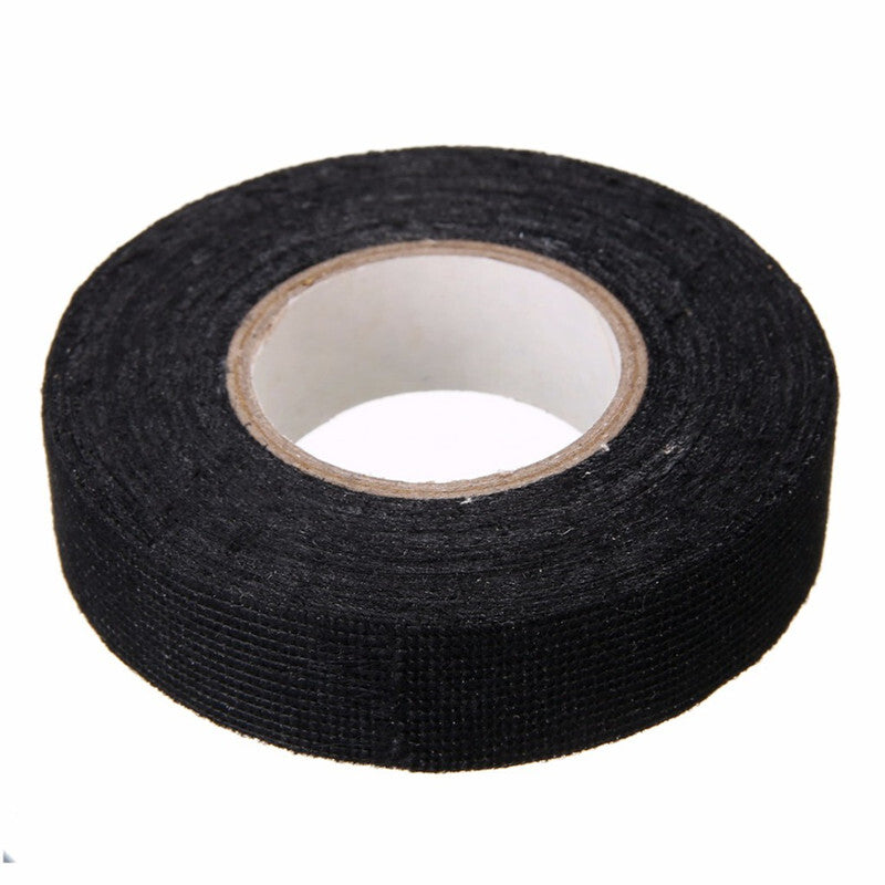 Car 15M Heat-resistant Flame Retardant Adhesive Cloth Tape Sticker Cable Wiring