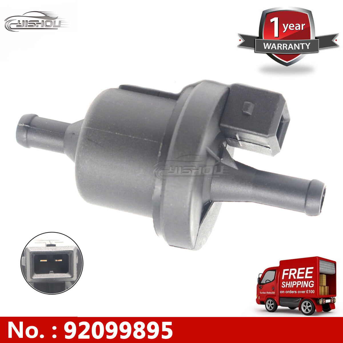 Engine carbon canister solenoid valve for Chevrolet Aveo Sail Matiz 92099895