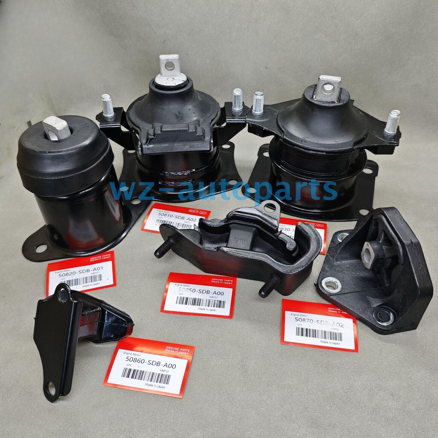 Equipment Manufacturer ( ) 6-Piece Engine Mount Kit for 2003-2007 for Honda Accord V6 3.0L Automatic Transit - new