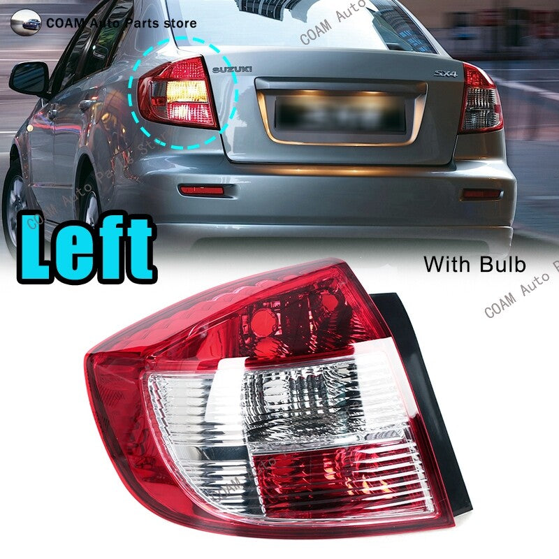 Left taillight turn signal light with bulb for Suzuki SX4 Sedan 2006 - 2012