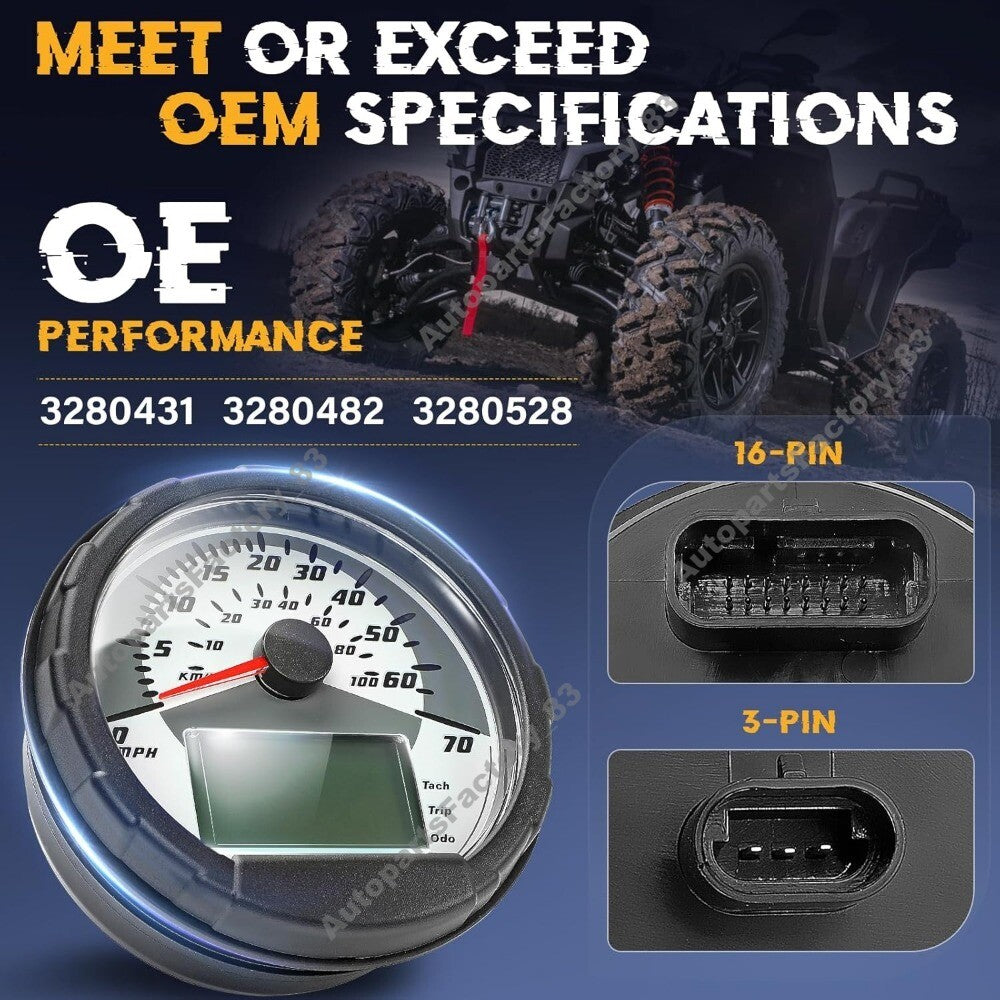 Speedometer multi-function instrument group 3280528 for Polaris ATV Sportsman 800