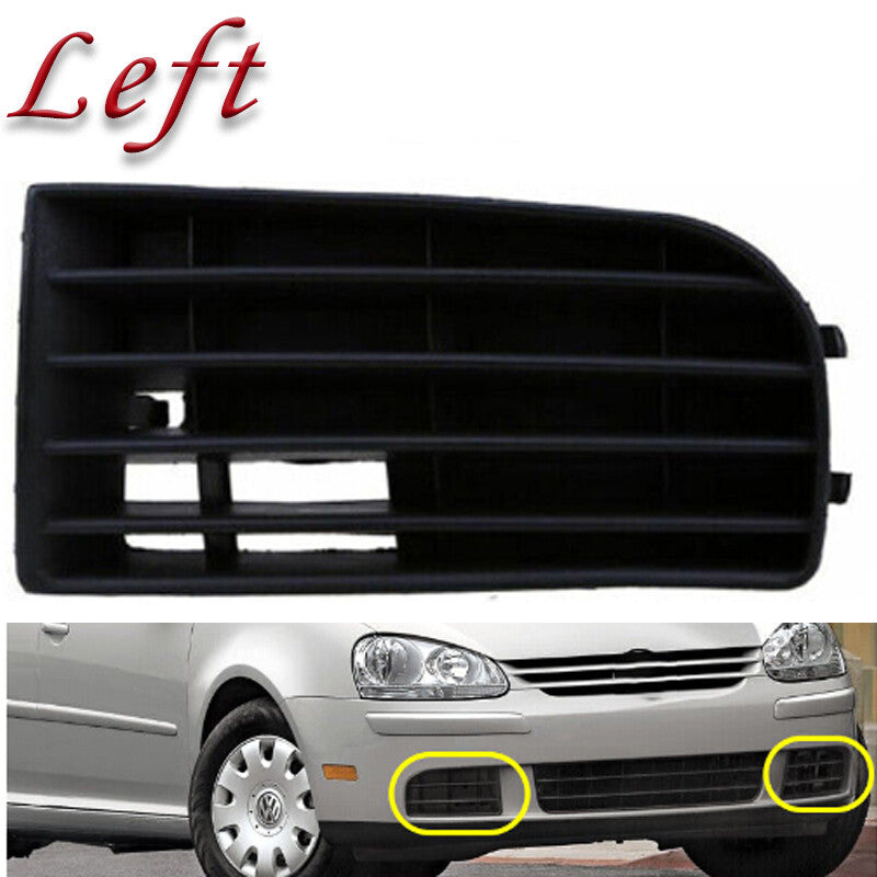 Left Front Bumper Lower Fog Light Grill Cover For 2004-2009 for VW for Golf Rabbit