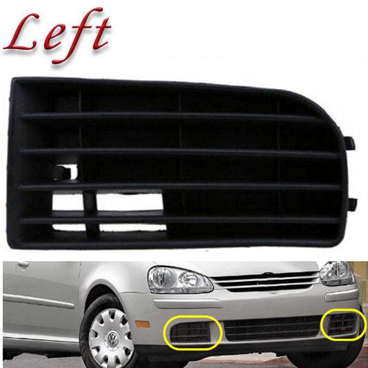 Left Front Bumper Lower Fog Light Grill Cover For 2004-2009 for VW for Golf Rabbit
