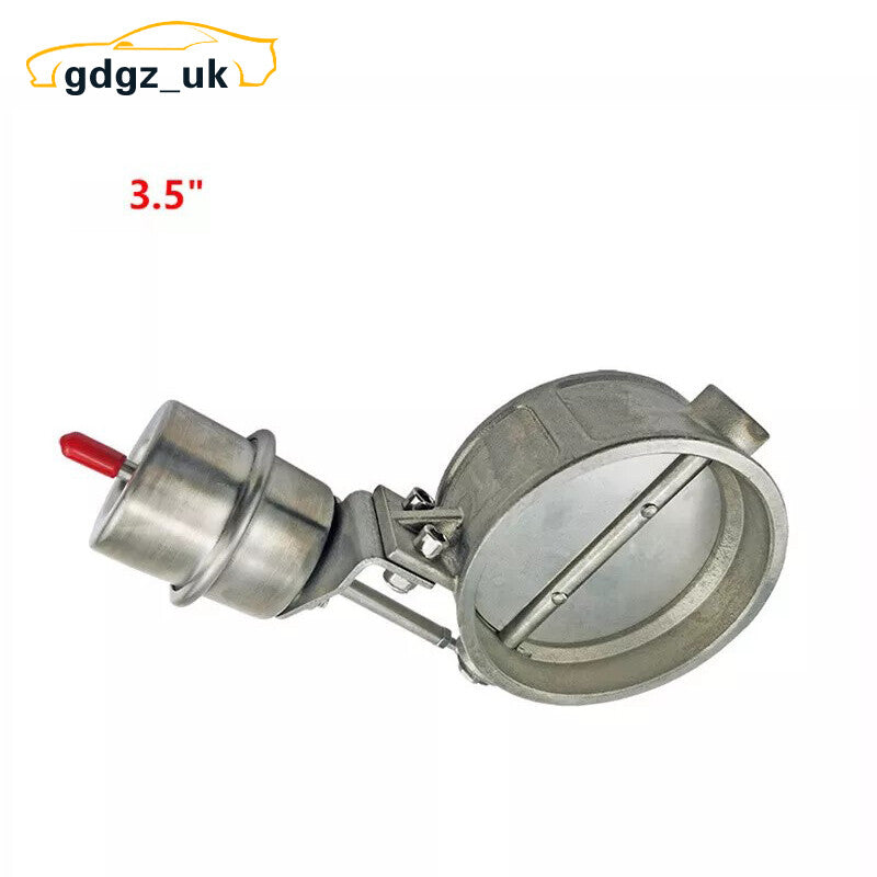 3.5 Exhaust Control Valve Vacuum Actuated Closed Downpipe Steel Valve 3.5Inch