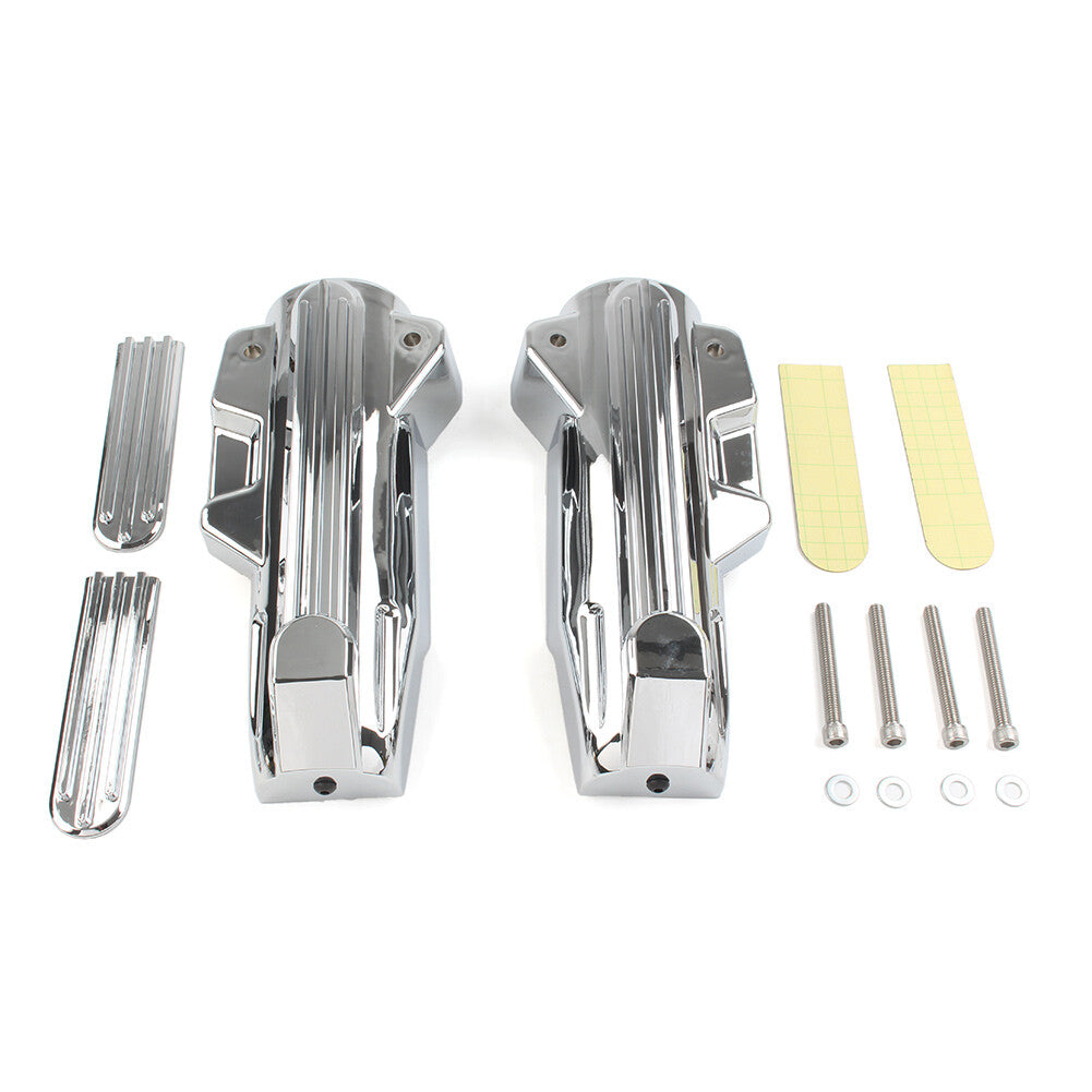 Upper Fork Slider Accents Lower Fork Covers Fit for Harley Electra Street ABS Chrome