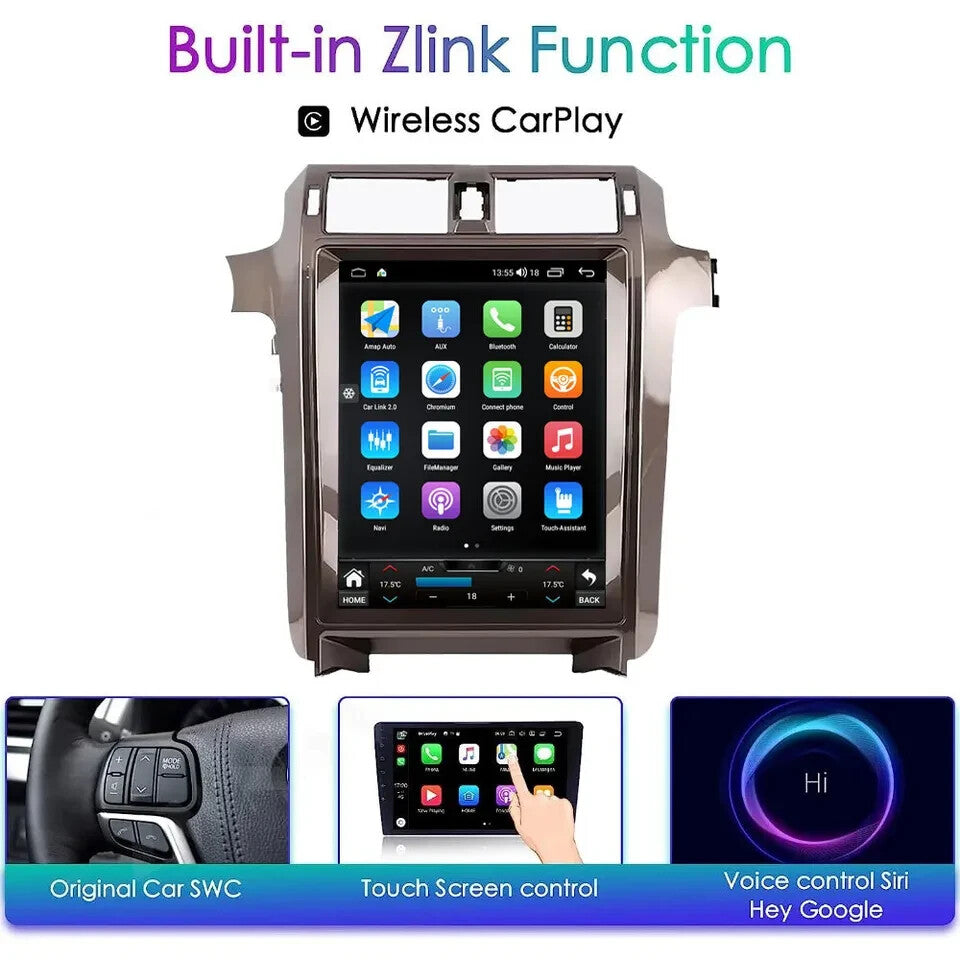 15 Android Car Radio Screen for Tesla Style for Lexus GX GX400 GX460 CarPlay GPS