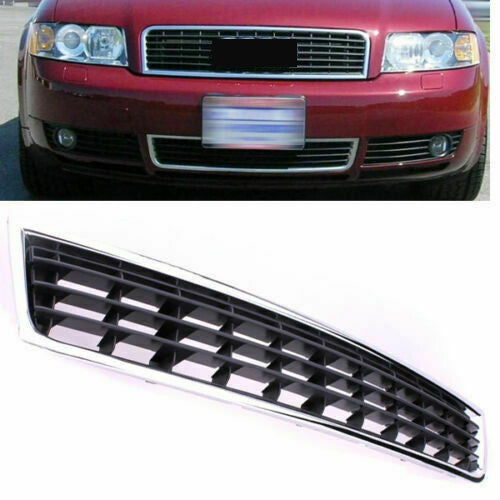 Front bumper center lower grille grille cover for 2000-2004 for Audi A4 B6 sedans.