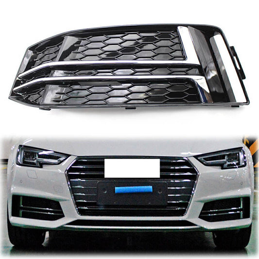 Front Bumper Lower Grille Grill Left Fit for AUDI S4 A4 S-Line B9 2017 2018 New